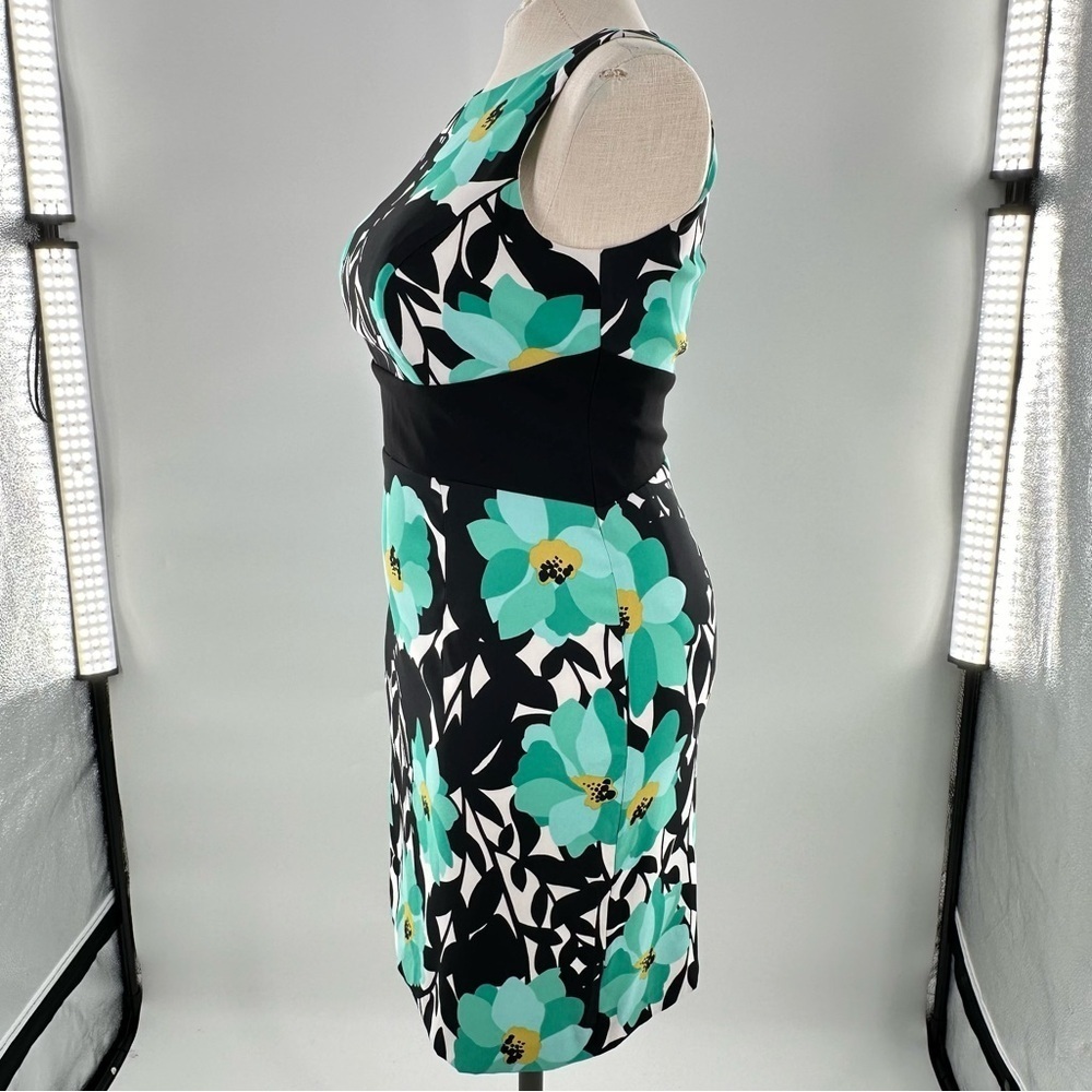 I.N studio womens dress size 14 multicolored floral pencil corp core career - Picture 9 of 11